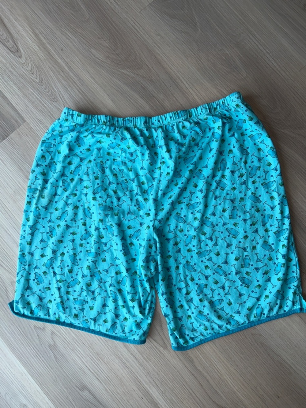 Celestial Dreams Martini Pajama Set XL Blue NWOT PJ Summer Lounge Sleeveless - Picture 11 of 16